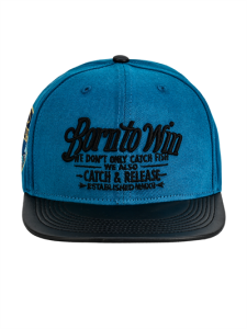 Fujin BTW Leather Visor Şapka Indigo