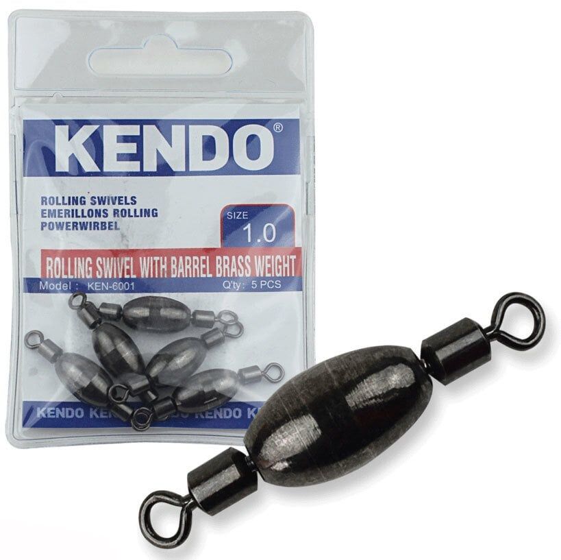 Kendo Rollıng Swivel With Barell Brass Weight 5 Adet (Ağırlıklı Fırdöndü) 0,6