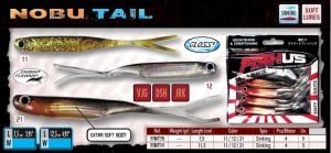Fishus Nobu Tail 7.5cm 4.6gr Silikon Yem