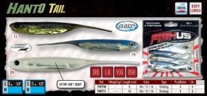 Fishus Hanto Tail 8cm 3.2gr Silikon Balık Yemi
