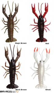 Savage gear LB 3D Crayfish 8 cm 4 gr F 4 Adet Sahte Balık Ghost