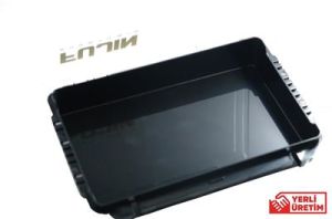 Fujin Tackle Box 60PC 20cm Maket Balık Kutusu Siyah