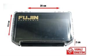 Fujin Tackle Box 30PCEA İnce Evalı Maket Balık Kutusu Siyah