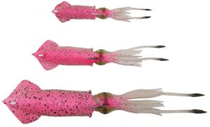 Savage gear 3D TPE Swim Squid 125mm 25g 2 Adet Sahte Balık Pink Glow