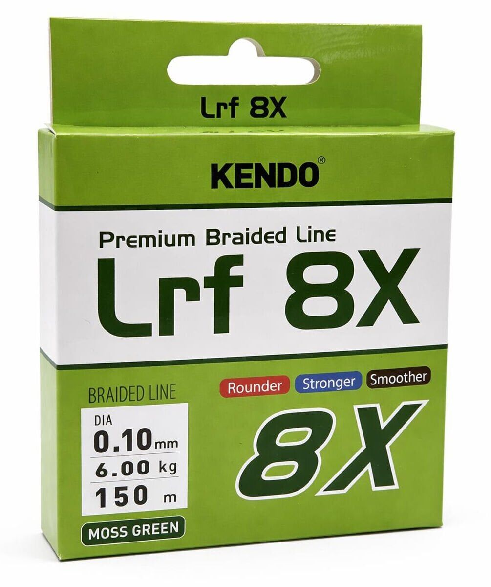 Kendo Lrf 8X Fighting 150 mt Örgü ip (Moss Green) 0,06 mm