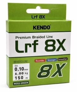 Kendo Lrf 8X Fighting 150 mt Örgü ip (Moss Green) 0,10 mm