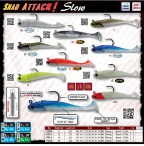 Fishus Shad Attack Slow 7cm 16gr Silikon Yem