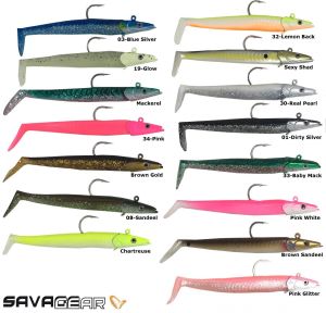 Savage gear Sandeel 12.5 cm 23 gr 2+1 Adet Sahte Balık Baby Mack