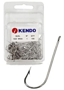 Kendo (1523 NI)  100 Adet 1/13 Beyaz Çapraz Kutu İğne 8 Numara