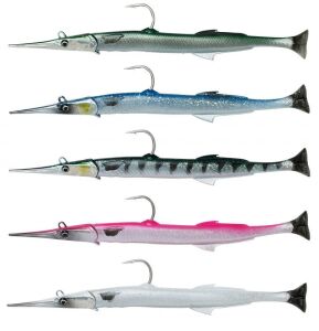 Savage gear Needlefish Pulsetail 2+1 18 cm 26g Sahte Balık Pearl White Silver