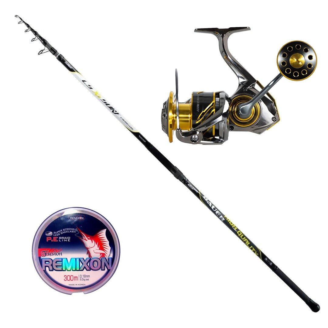 BAUER CS X2 Olta Kamışı & RYUJI ARES X 6000D Olta Makinesi