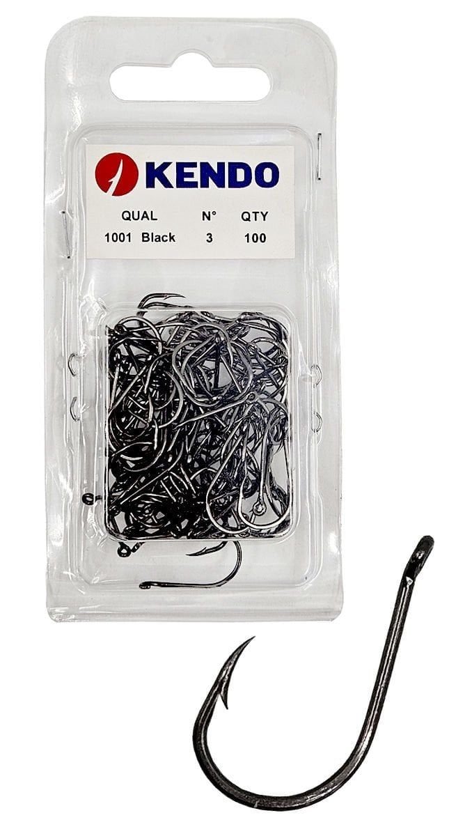 Kendo (1001) Black Nickle Halkalı İğne 100 Adet