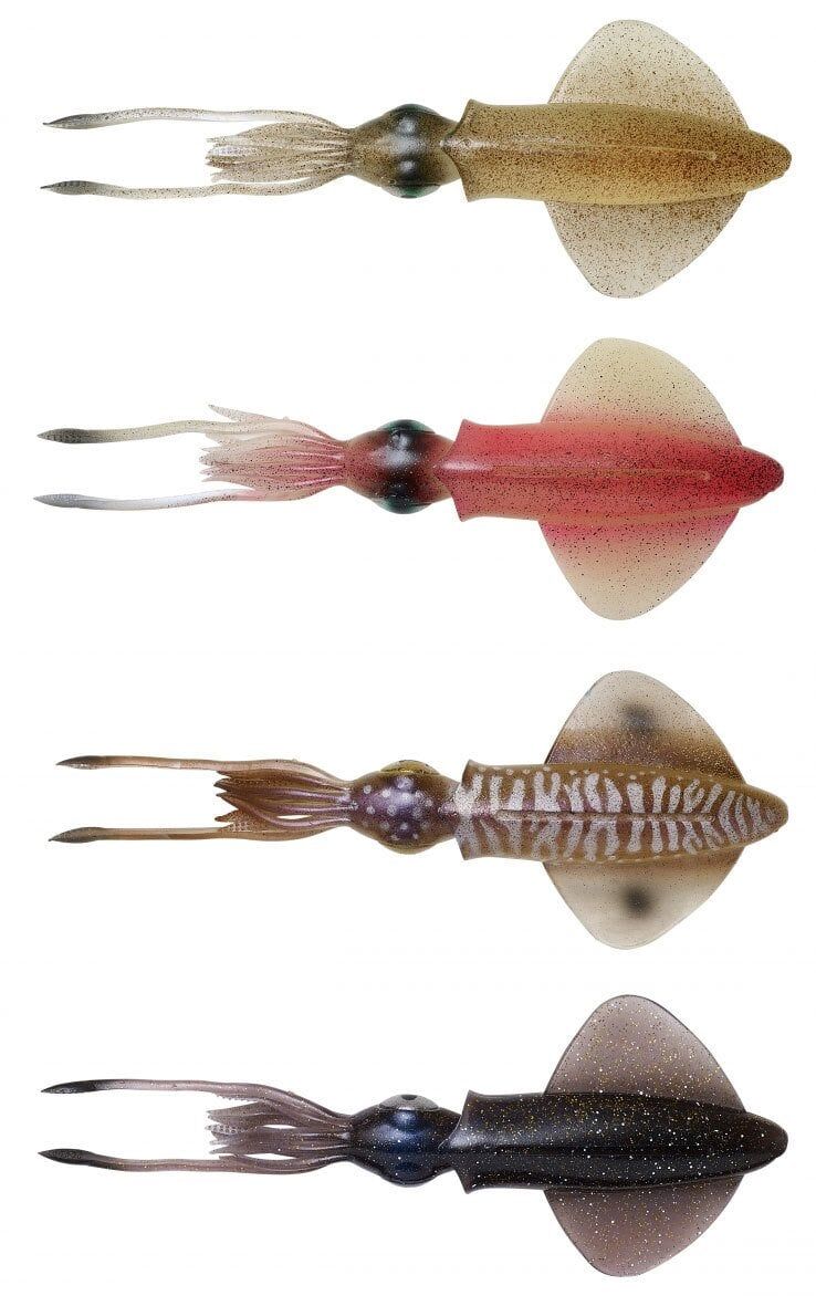 Savage gear Swim Squid 12.5cm 11g 3 Adet Sahte Balık Brown