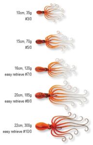 Savage gear Octobus 300g 22cm Sahte Balık Brown Glow