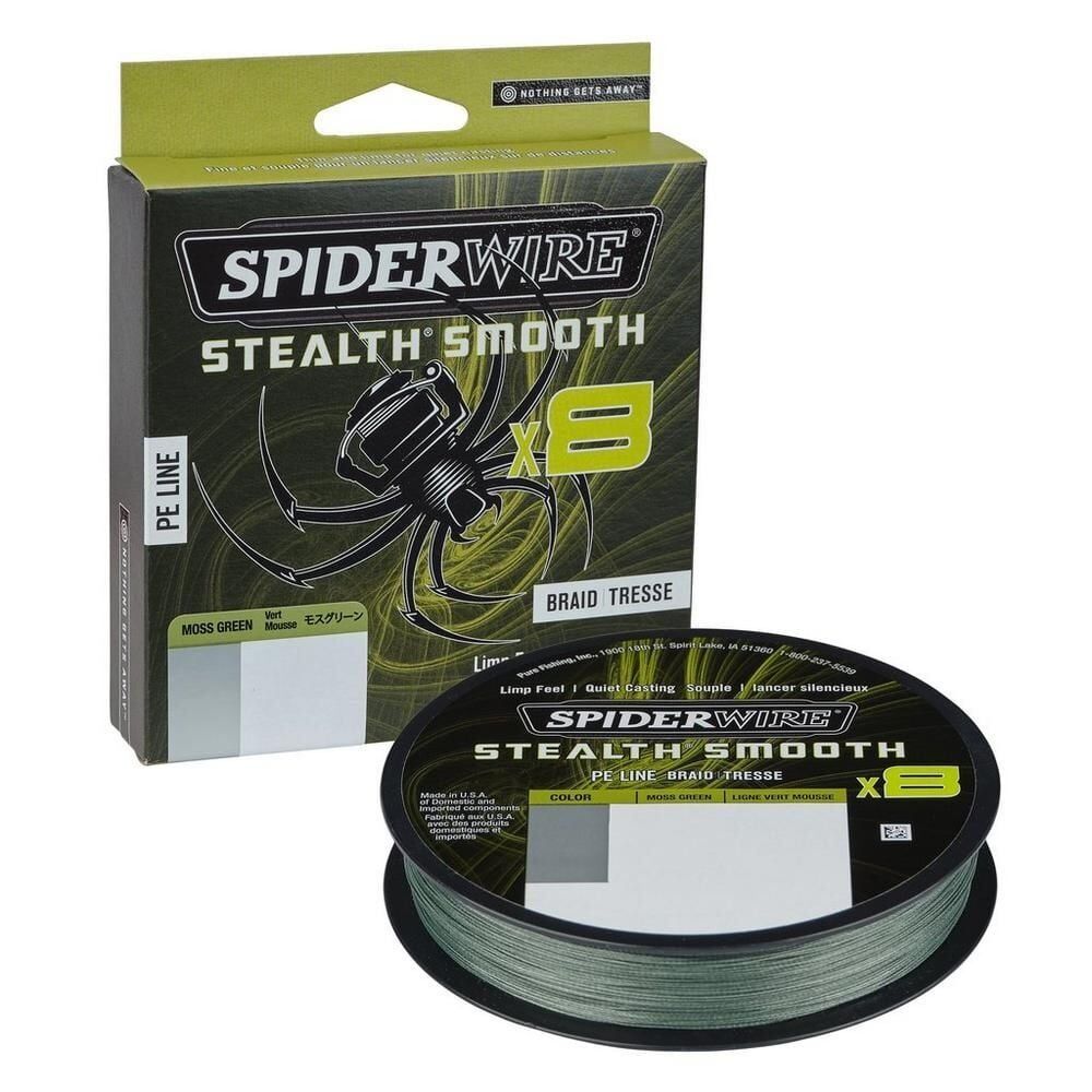 SpiderWire Stealth Smooth x8 Pe Braid 150m Moss Green Örgü İp 0.06mm
