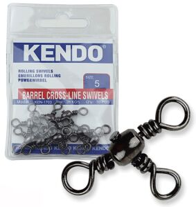 Kendo Barrel Cross-Line Swivels 10 Adet 8