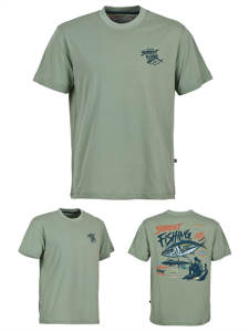 Fujin S26 Street Fishing T-Shirt Green