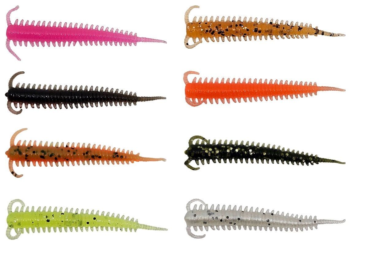 Kendo Silicones Worm 5cm 10 Adet Pink Glow