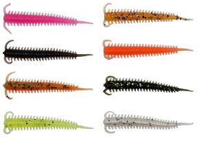 Kendo Silicones Worm 5cm 10 Adet Naturel