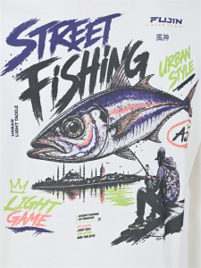 Fujin S26 Street Fishing T-Shirt Ecru