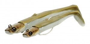 Savage Gear Sandeel V2 Weedless 11.5 cm 22 gr 2+1 Khaki