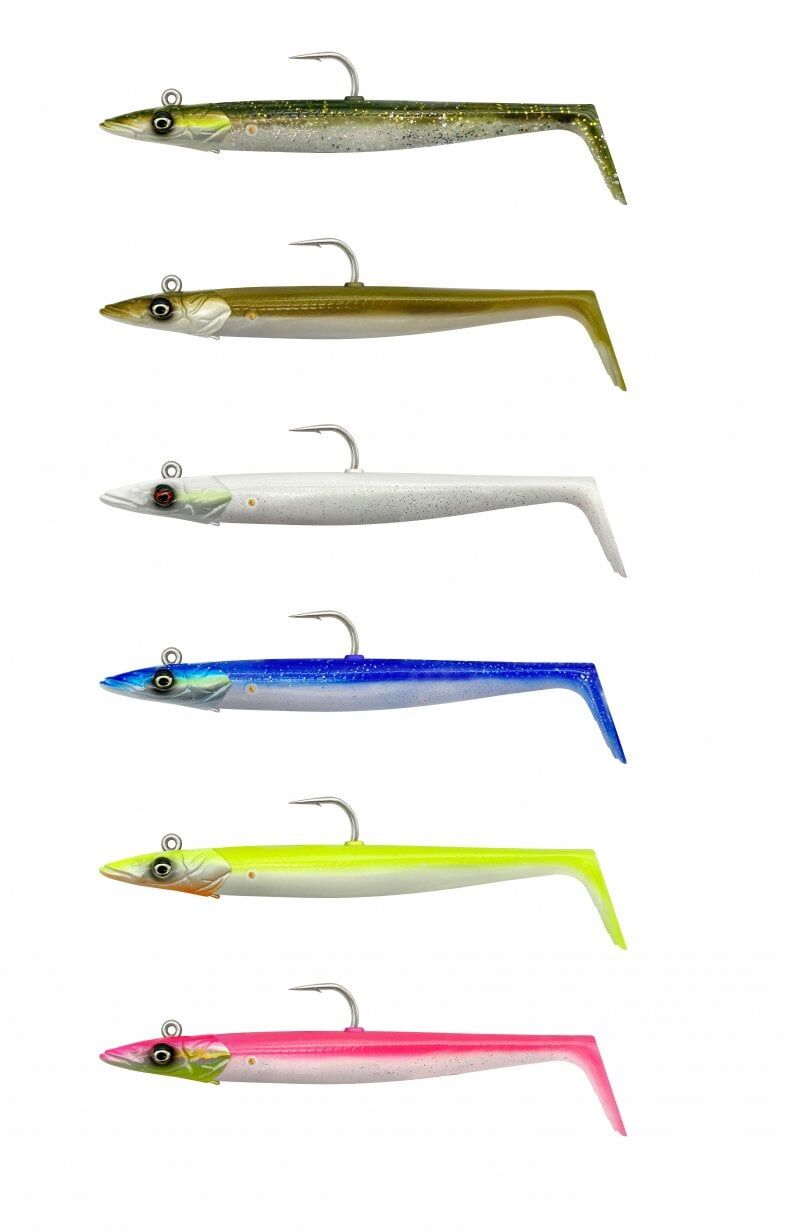 Savage Gear Sandeel V2 14 cm 33 gr 2+1 Green Silver