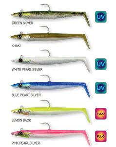 Savage Gear Sandeel V2 14 cm 33 gr 2+1 Green Silver
