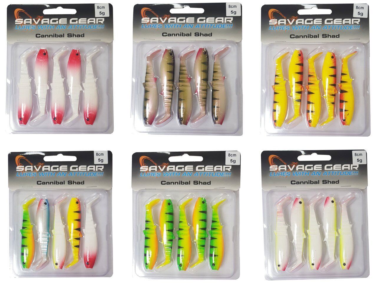 Savage gear Cannibal 8cm 5 Adet Sahte Balık