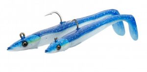 Savage Gear Sandeel V2 12 cm 22 gr 2+1 Green Silver