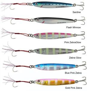 Savage gear 3D Slim Minnow 80 gr 10,5 cm Jig Sahte Balık Blue Pink Zebra