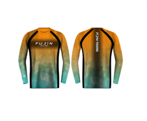Fujin Performance T-Shirt Aqua Orange