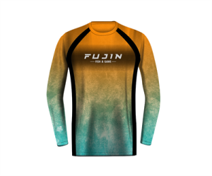 Fujin Performance T-Shirt Aqua Orange