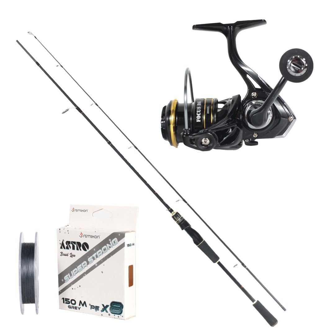 REMIXON FOCUS BG 2.30M 3-25GR 2P KAMIŞ+BG2000S 5+1BB MAKARA, SET