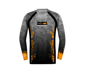 Fujin Performance T-Shirt Camo Orange
