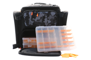 Fujin Black Camo Back Pack - Balıkçı Sırt Çantası