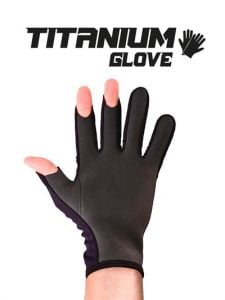 Fujin Pro Angler S24 Titanium Gloves Black Gold