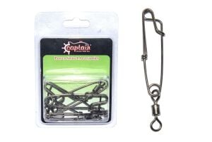Captain 5155 Karabina Klips 2x80mm 5li Paket Black Nikel