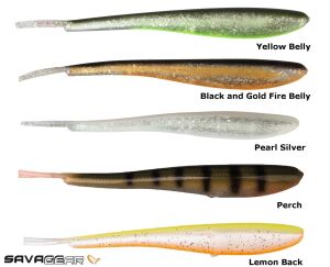 Savage gear Monster Slug 20 cm 30 gr F 3 Adet Sahte Balık Black and Gold Fire Belly