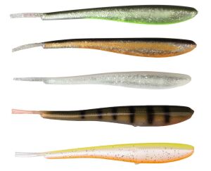 Savage gear Monster Slug 20 cm 30 gr F 3 Adet Sahte Balık Black and Gold Fire Belly