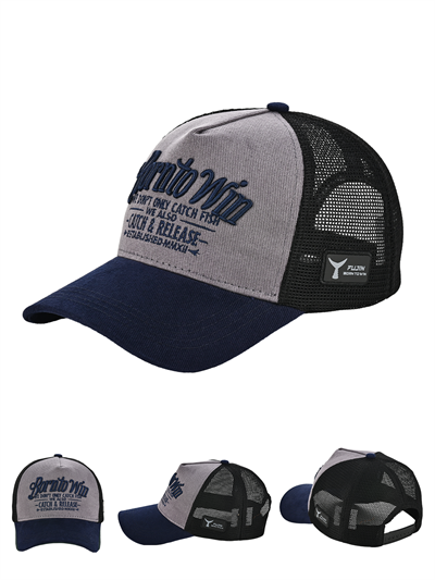 Fujin BTW Trucker Şapka Black Grey Navy
