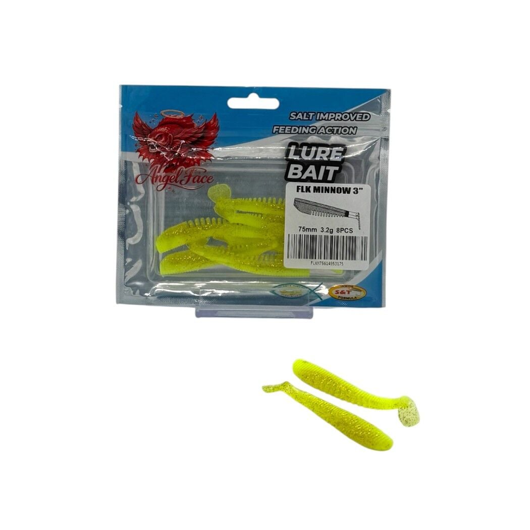 Angel Face FLK Minnow 75mm Silikon Yem