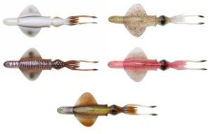 Savage Gear Swim Squid RTF 18cm 90gr Sahte Balık White Glow Cuttlefish