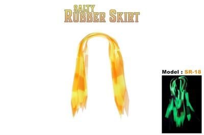Fujin Rubber Skirt Düz Püskül Set #SR-18