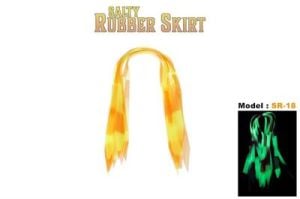 Fujin Rubber Skirt Düz Püskül Set #SR-18