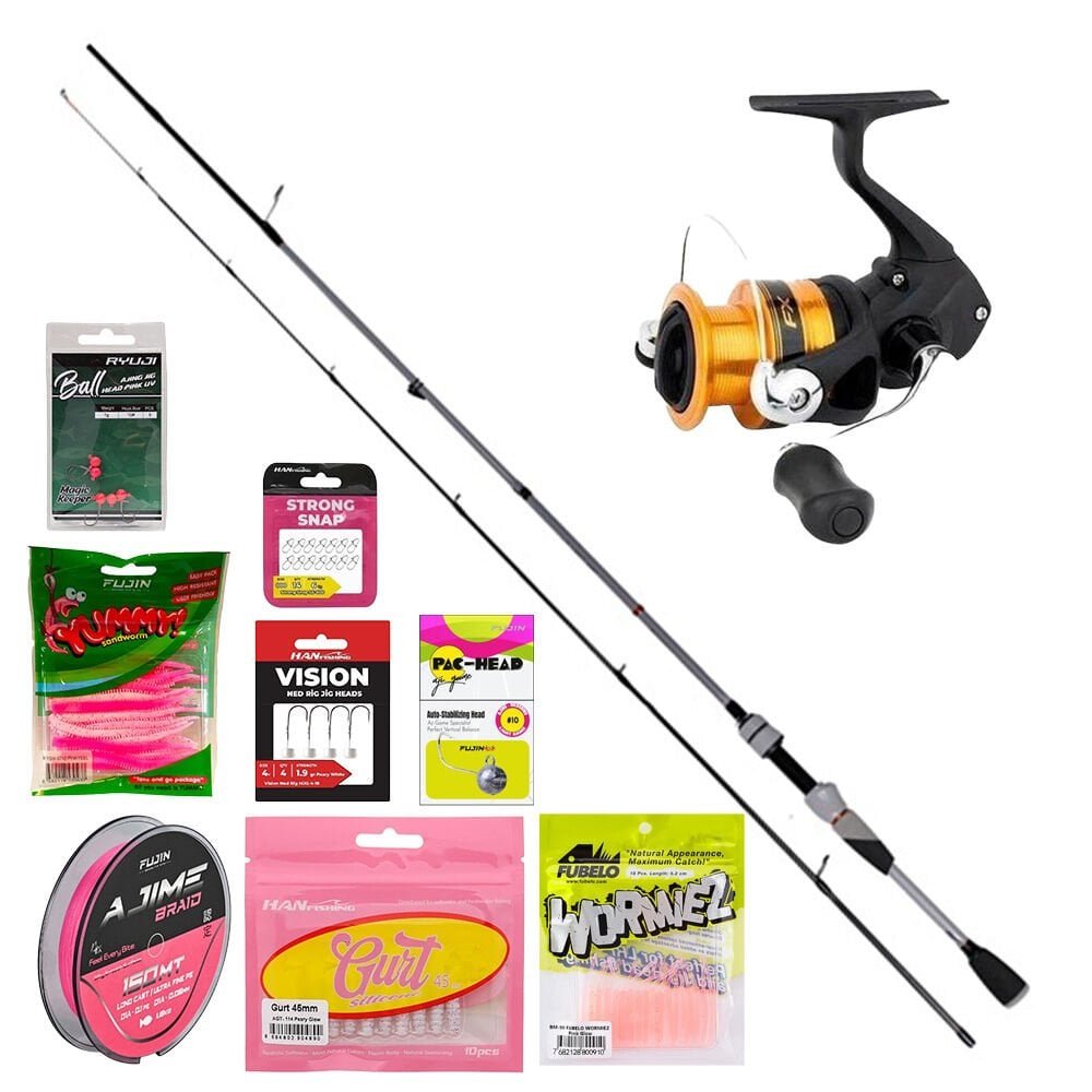 Fujin Ajime 183cm 0.5-5gr & Shimano FX 1000 Lrf Olta Seti