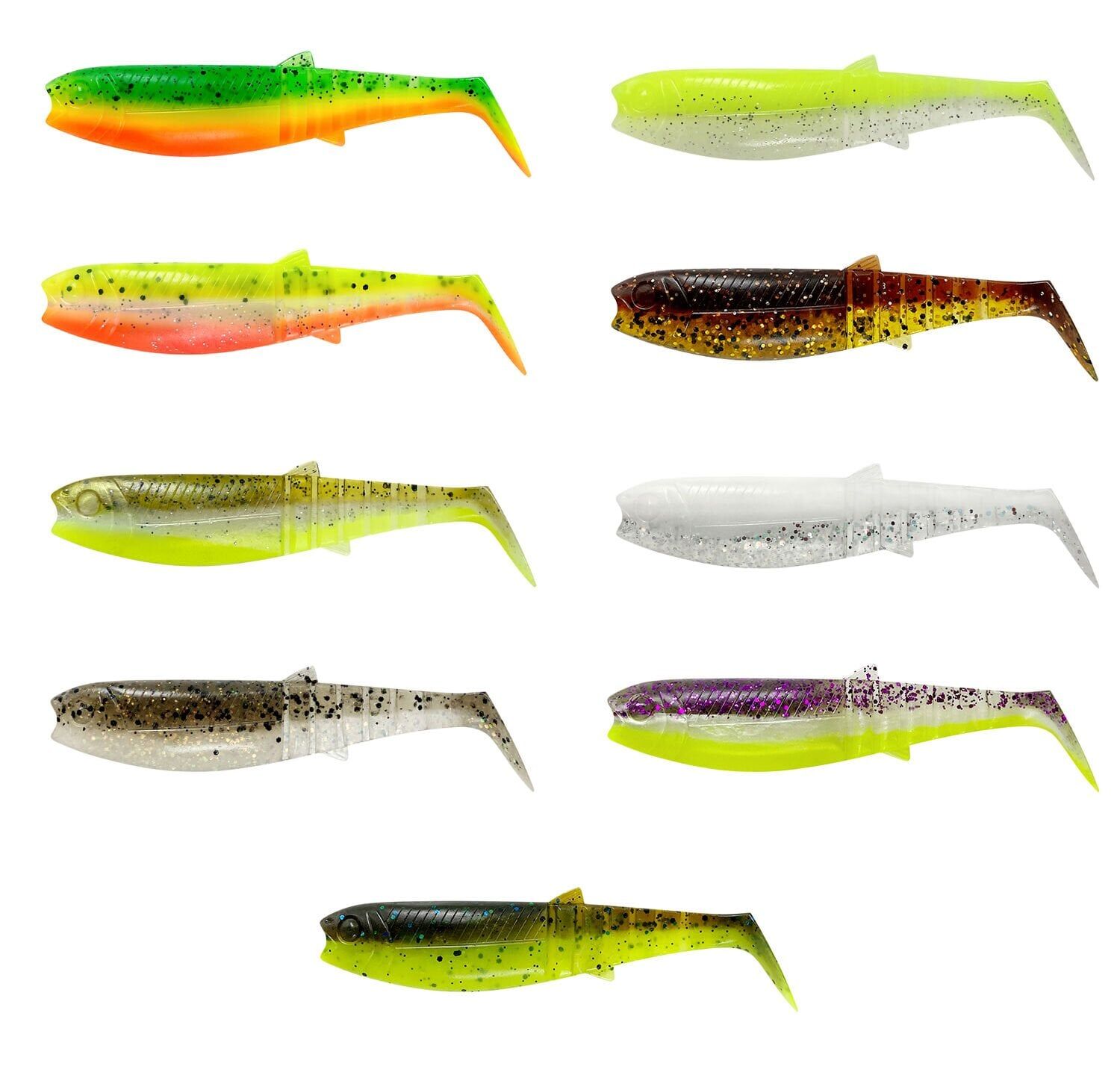 Savage Gear Cannibal Shad 12.5cm 20gr Sahte Balık White Flash