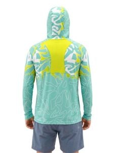 Fujin Pro Angler S26 T-Shirt Hooded Izohips Bold Mint