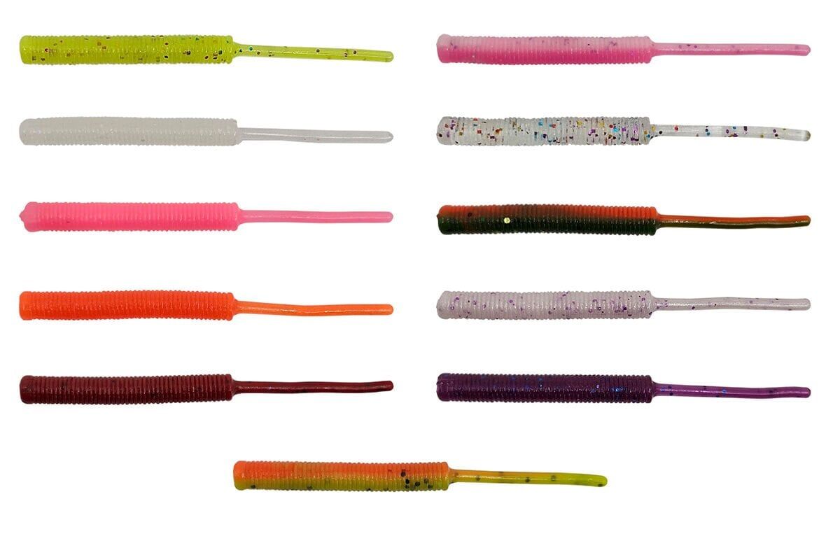 Kendo Fire Worm Lrf Silikonu 5cm 18 Adet Red