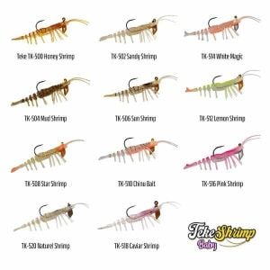 HanFish Teke Shrimp 5.5 cm 7 gr Silikon Karides