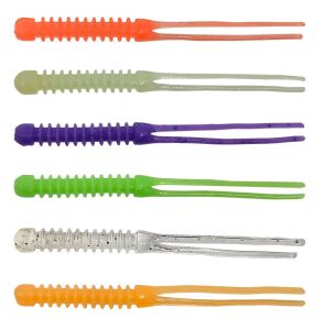 Kendo Killer Worm Lrf Silikonu 5,5cm 12 Adet Green Glow
